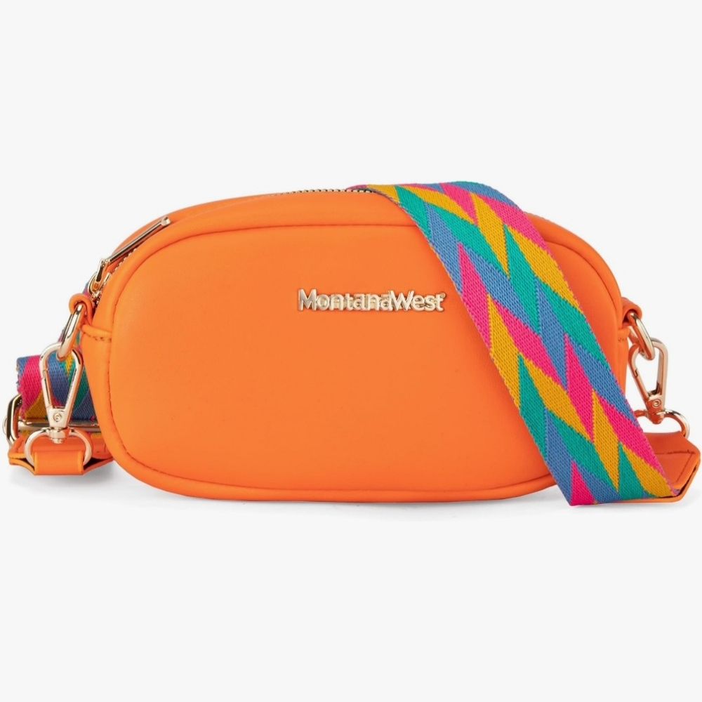 Montana West small crossbody bag mini pouch cute and fun color adjustable strap.